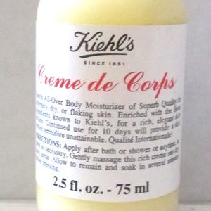 Kiehl's Creme De Corps Body Moisturizer 2.5oz
